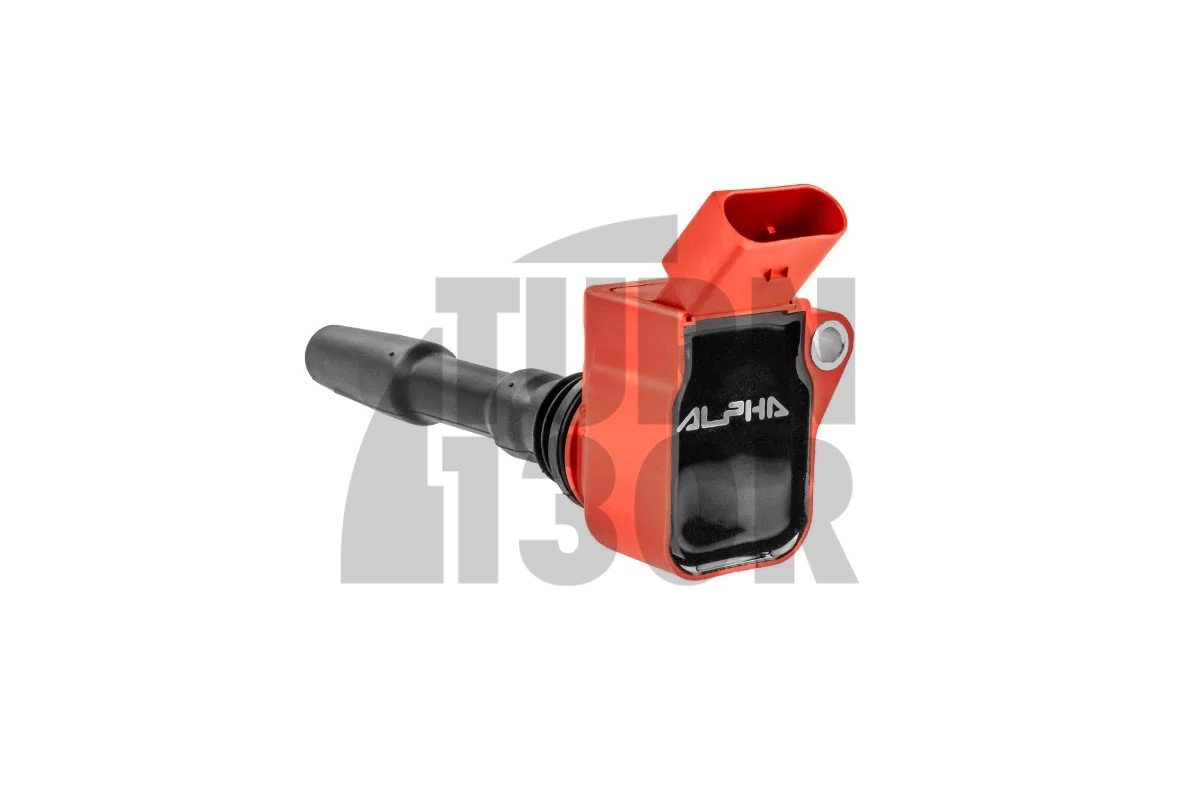 red ignition coils for S3 8V / Golf 7 GTI / R / Leon 3 Cupra / TT 8S 2.0 TFSI EA888.3 Alpha Competition