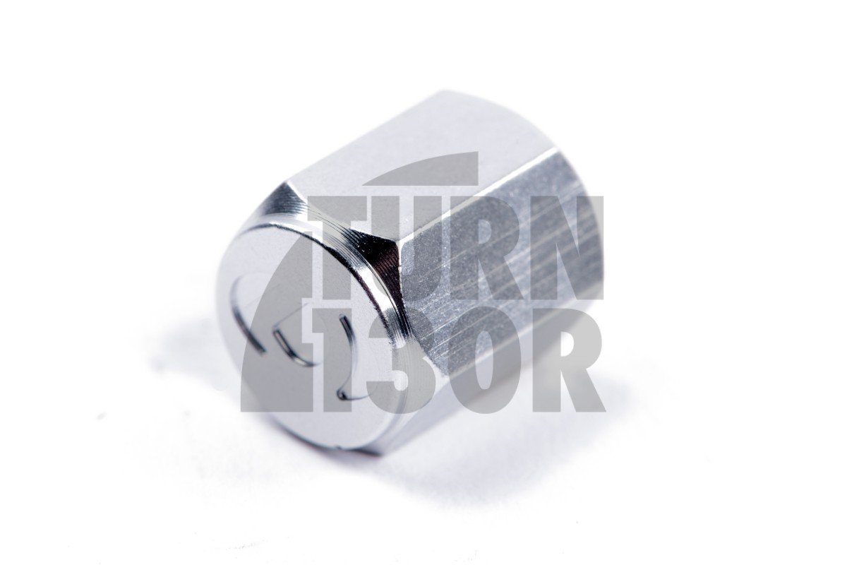 Dinan Valve Stem Caps in Silver, Black, or Gunmetal