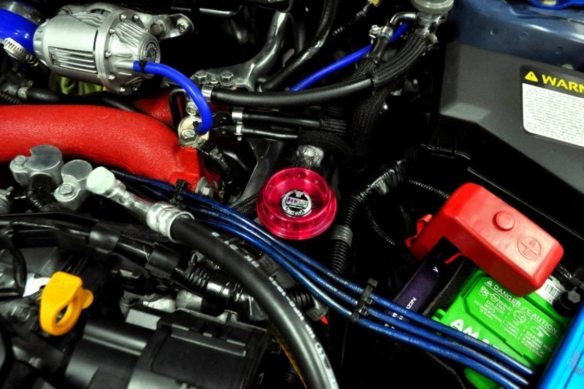 HKS Red Oil Filler Cap for Subaru Impreza - BRZ and Toyota GT86 - GR86