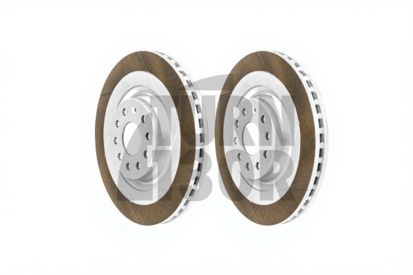 Dixcel FS Slotted Front Brake Discs S3 8V - TT 8S - Golf 7 GTI - Golf 7 R - & Leon 3 Cupra 340mm 