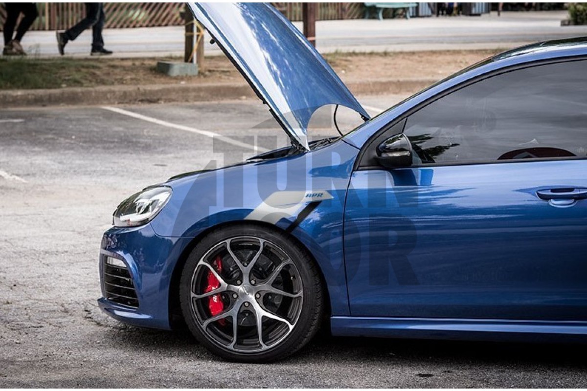 APR Sideburns Fender Decals Black or Silver / Red