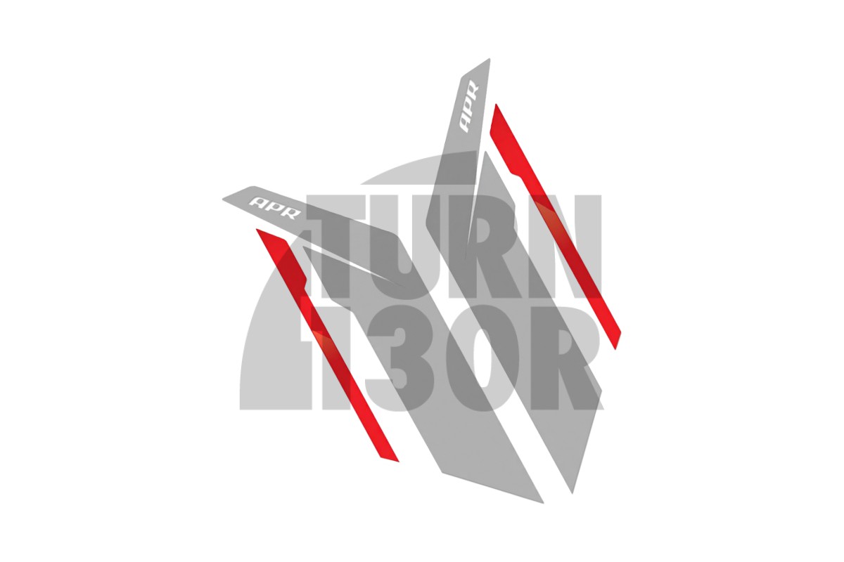 APR Sideburns Fender Decals Black or Silver / Red