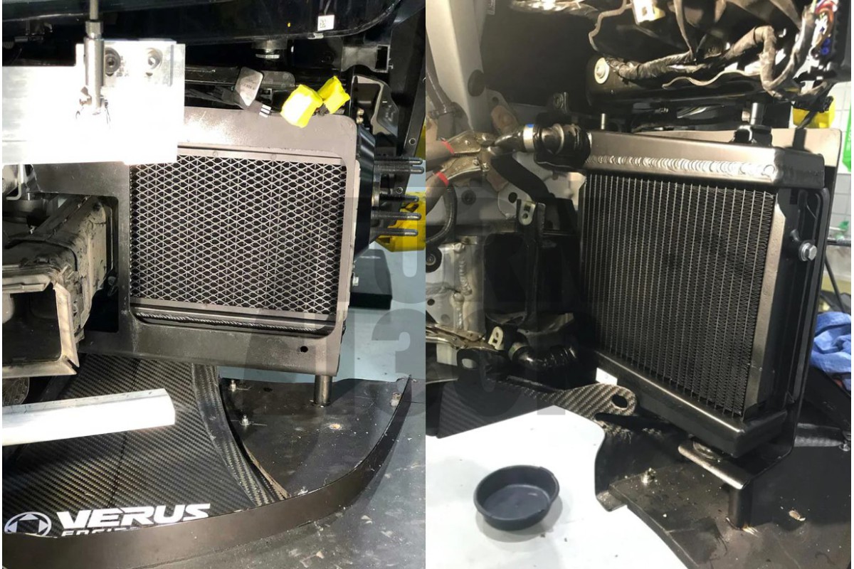 CSF Race Auxiliary Radiator for BMW 240i G42 - 340i - 440i G2x & Toyota Supra Mk5