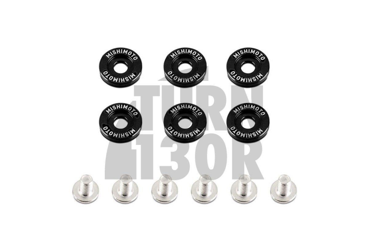 Anodised Fender Washers and M6 Bolts Kit Mishimoto