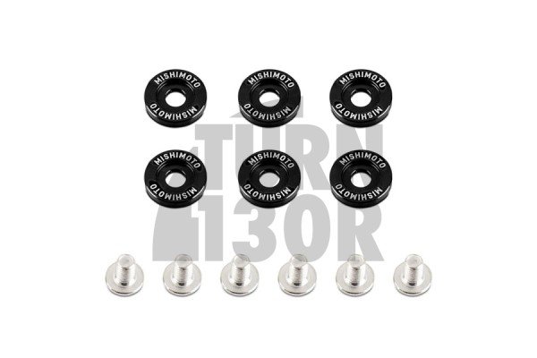 Anodised Fender Washers and M6 Bolts Kit Mishimoto